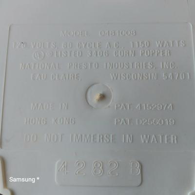Presto PopCornNow Popper
