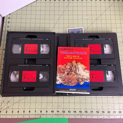 Leo Tolstoy's War and Peace 4-set Tapes