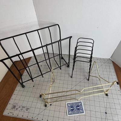 Magazine Rack and Office Organizers