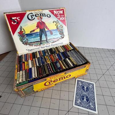 Cremo Tobacco Box with Matchbook Collection
