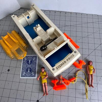 Vintage Fisher Price Adventure People Sea Explorer Boat