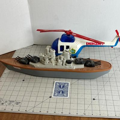 Ship and Helicopter 