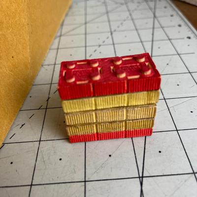Vintage Wood American Bricks 
