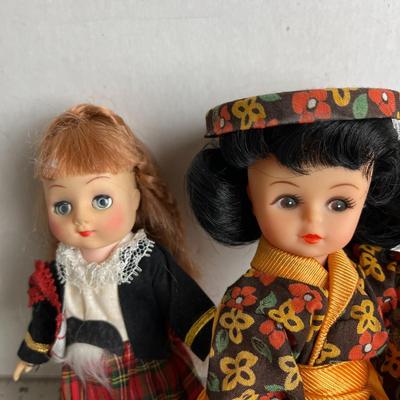 Japanese and Scottish Dolls