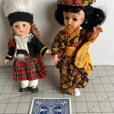 Japanese and Scottish Dolls