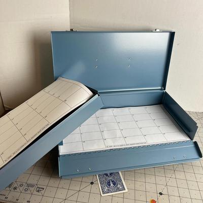 Vintage Metal Slide Storage