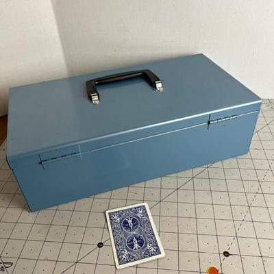 Vintage Metal Slide Storage