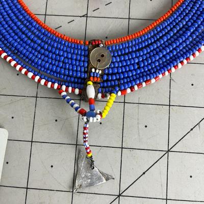 African Masai Beaded Traditional Jewelry