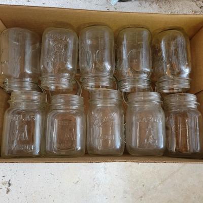 Pint Canning Jars and Canning Books (BG-DW)