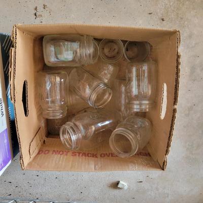 Pint Canning Jars and Canning Books (BG-DW)