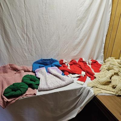 Hand Knit Sweaters, Vests, Blankets, & More (BO-JS)