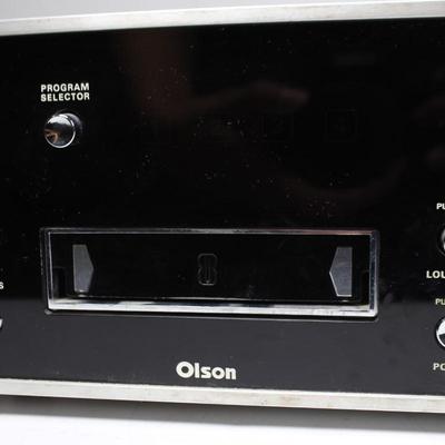 Vintage Olson Solid State 8-Track AM/FM Stereo Receiver