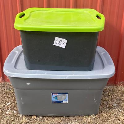 2 Sterilite Totes