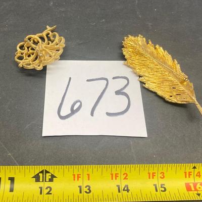 Golden Brooches
