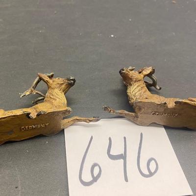 Metal Deer Made In Germany
