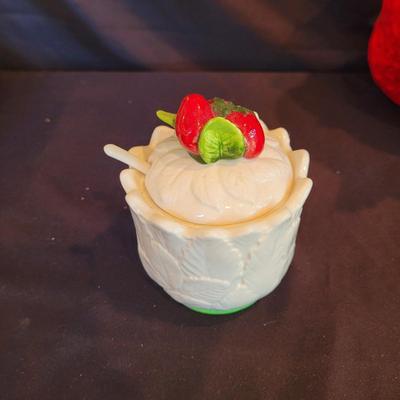 Bone China Strawberry Serveware and More (SR-CE)