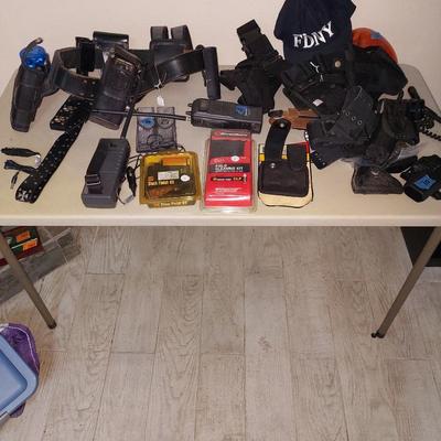 Police items lot