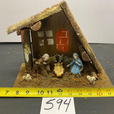 Vintage Nativity Scene Made in Italy