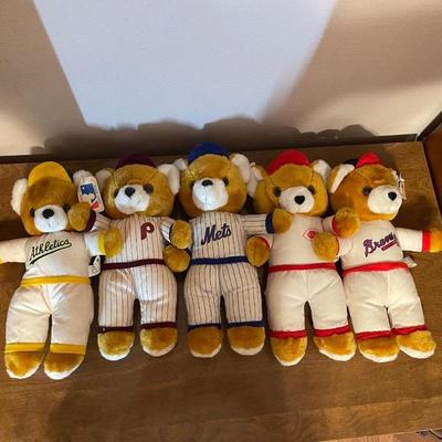 Baseball teddy lot