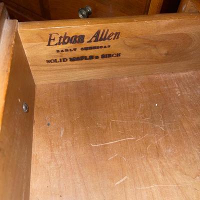 2 Ethan Allen cabinets.