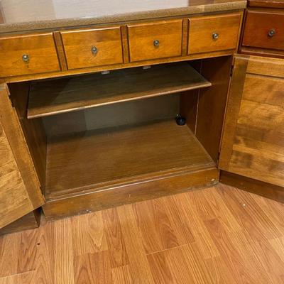 2 Ethan Allen cabinets.