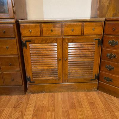 2 Ethan Allen cabinets.