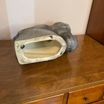 Large ceramic horse head
