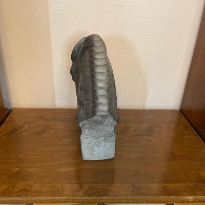 Large ceramic horse head