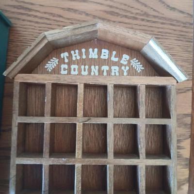 COUNTRY HOUSE SHADOWBOX FULL OF MINIATURES WITH BARN SHADOWBOX