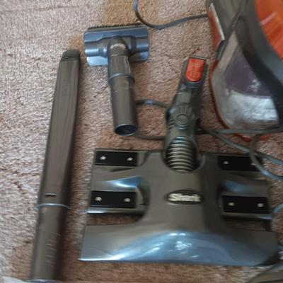 SHARK VACUUM CLEANER WITH ATTACHMENTS AND INSTRUCTIONS