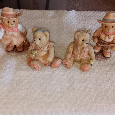COWBOY AND INDIAN CHERISHED TEDDIES