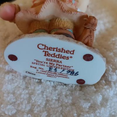 COWBOY AND INDIAN CHERISHED TEDDIES