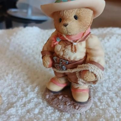 COWBOY AND INDIAN CHERISHED TEDDIES