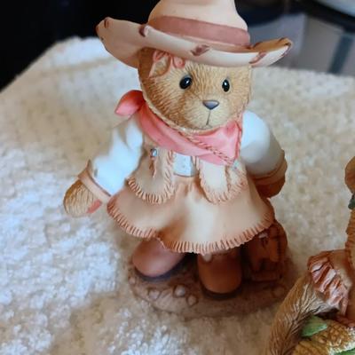 COWBOY AND INDIAN CHERISHED TEDDIES