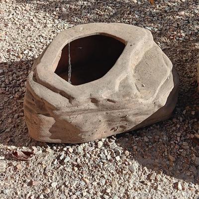 THREE CERAMIC PLANT POTS