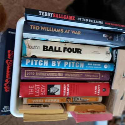 BASEBALL BOOKS MICKY MANTLE, BALL FOUR, SUMMER OF 49' AND OTHERS