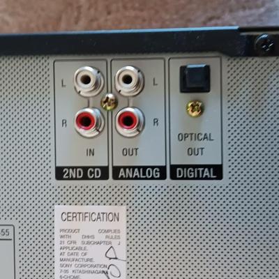 SONY 400 DISC DVD PLAYER WITH DVD MOVIES