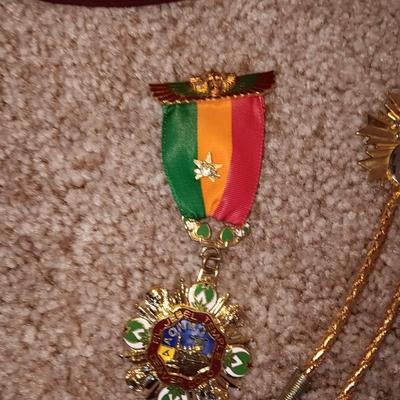 EL JEBEL HAT WITH BOLO PINS AND CASE