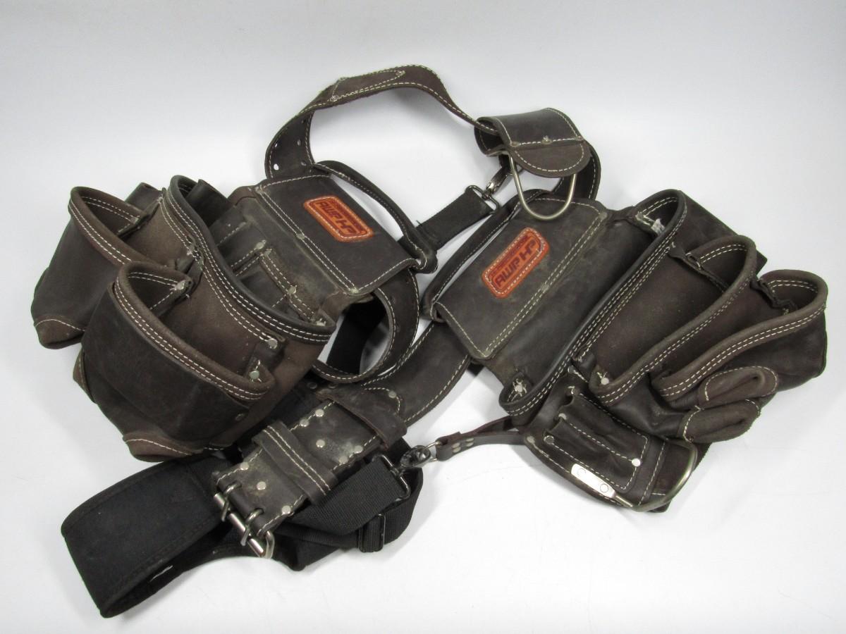 AWP Leather Tool Rig Construction Belt