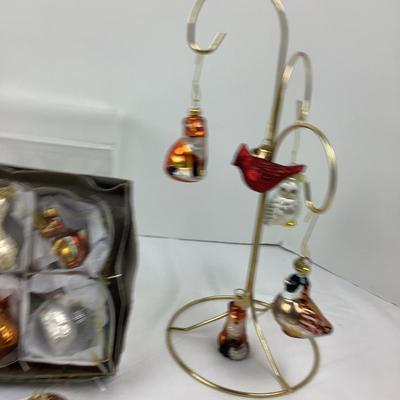 Lot 236 Lot of Vintage Miniature Blown Glass Ornaments