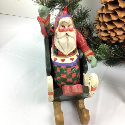 224 House of Hatten Christmas Lot Santa