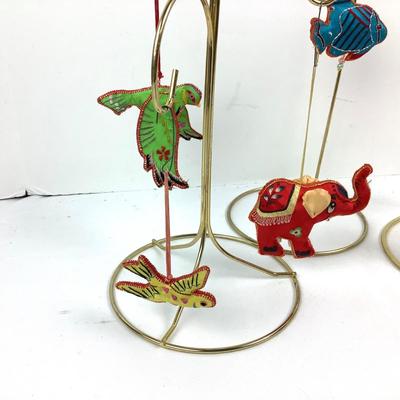 225 Vintage Asian Beaded Animal Ornaments