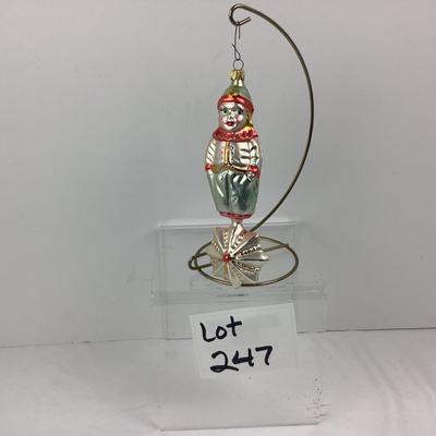 Lot 247 Vintage Christopher Radko DANIEL STAR 1993 Ornament