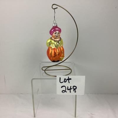 Lot 248 Vintage Christopher Radko Retired Hand Blown Glass Ornament, â€œ Aladdin â€œ