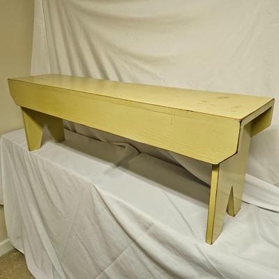 Rustic Wooden Bench  (US-JS)