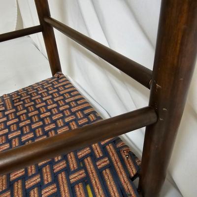 Shaker Style Ladder Back Chair w/Woven Seat  (UB1-JS)