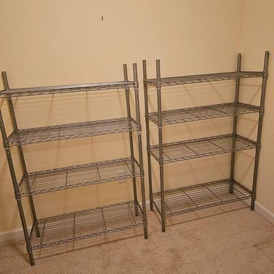 2 Stainless Steel Shelving Units  (UB1-JS)