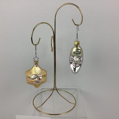 Lot 274 Vintage ANTHROPOMORPHIC Moon & Vintage Blown Glass Sun