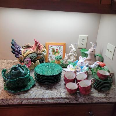 Holland Mold Cabbage Dishes with Fitz & Floyd and More Springtime Themed Dishes (DR-CE)