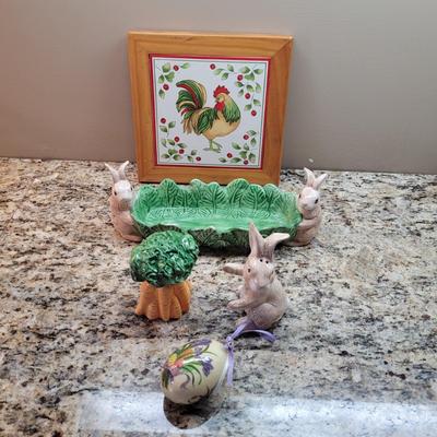 Holland Mold Cabbage Dishes with Fitz & Floyd and More Springtime Themed Dishes (DR-CE)